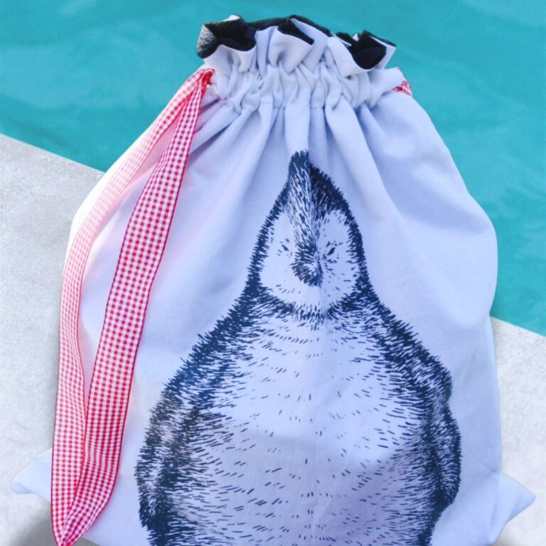 Costura fácil: Cose una bolsa multiusos XXL con un limpión de cocina