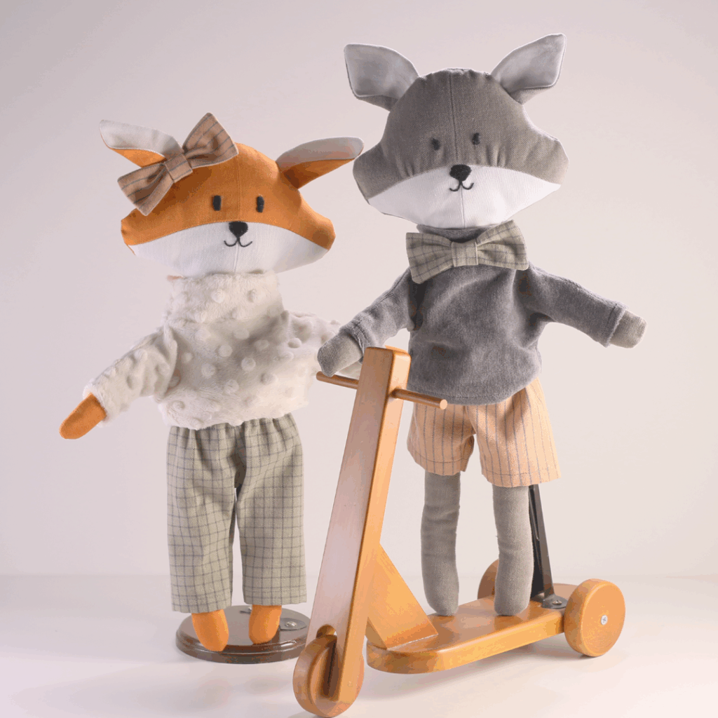 Outfit Completo para Animalitos de Tela
