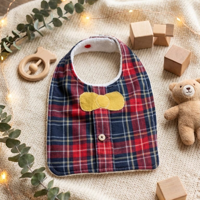 La camisa de papá ahora es babero. Cómo hacer el patrón paso a paso