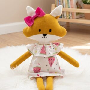 Patrón Premium: Zorrito de Peluche con Vestidito