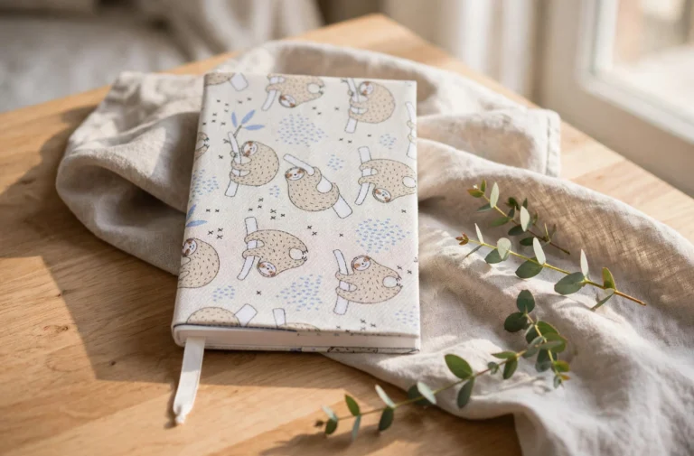 ¡Sirve para TODOS los tamaños! Funda para libros ajustable de tela paso a paso